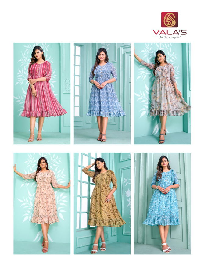 Style Vol 7 Fancy Party Wear Wholesale Georgette Kurtis Catalog